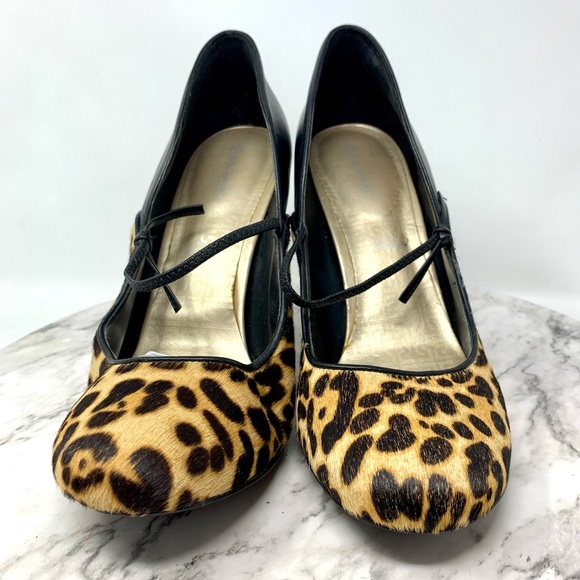 Rockport//AdiPrene By Adidas Presia Mary Jane Two Tone Leopard pumps 43/11.5 - Picture 4 of 16